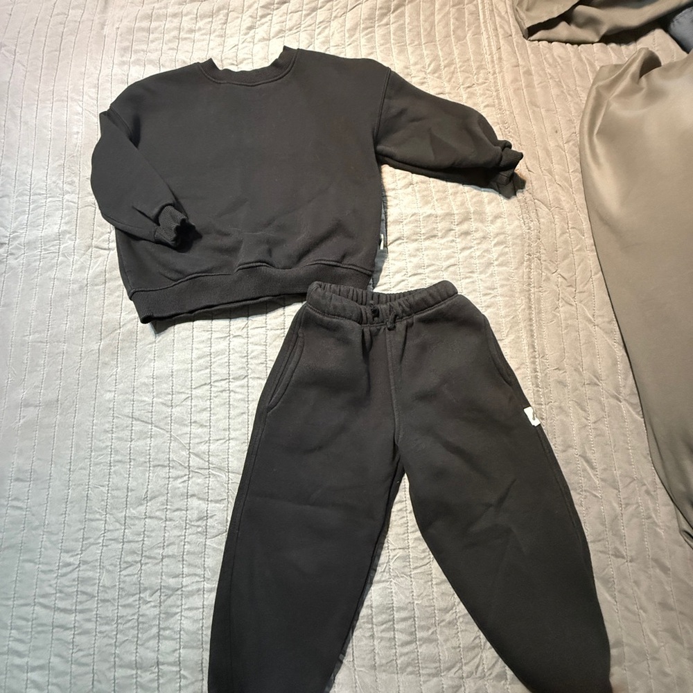 Zara Charcoal Gray Knit Set